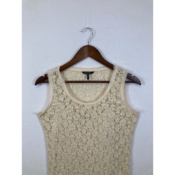 Daisy Fuentes Lace Sheath Dress Pearl Tank Style Size S - Picture 5 of 10